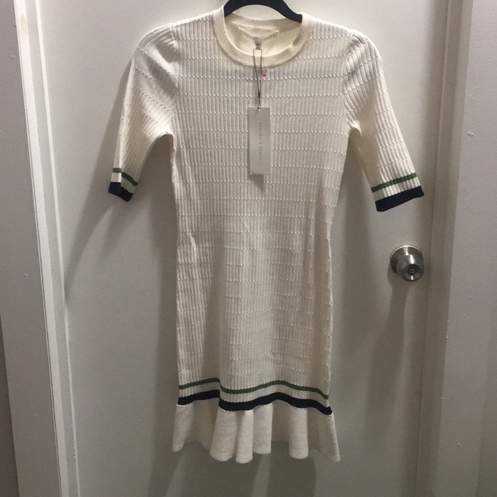 Veronica Beard Ace Novel Stitch Dress